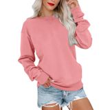 Moletom Pgands Feminino Com Gola Redonda E Manga Comprida, Blusa Casual