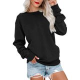 Moletom Pgands Feminino Com Gola Redonda E Manga Comprida, Blusa Casual