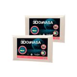 Travesseiro Viscoelástico 3d Danasa Dt3240 Kit C/ 2 Un (45x65) - Duoflex