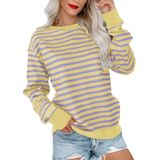 Moletom Feminino Bingerlily Casual De Manga Comprida Com Gola Redonda