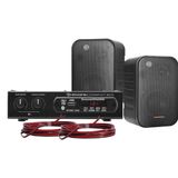 Kit Som Ambiente 200w Musical Ambience 2000 V2 Preto Hayonik