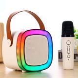 Caixinha Som Karaokê Bluetooth Microfone Caixa Led Rgb Sem
