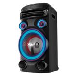 Caixa de Som Amplificada Aiwa Torre Som AWS-T1W-01B Entrada USB, Bluetooth, Preto, 1500W