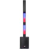 Caixa Amplificada Bluetooth 4 Auto-falantes Iluminacao Rgb 8" 400w Stage8 Pro
