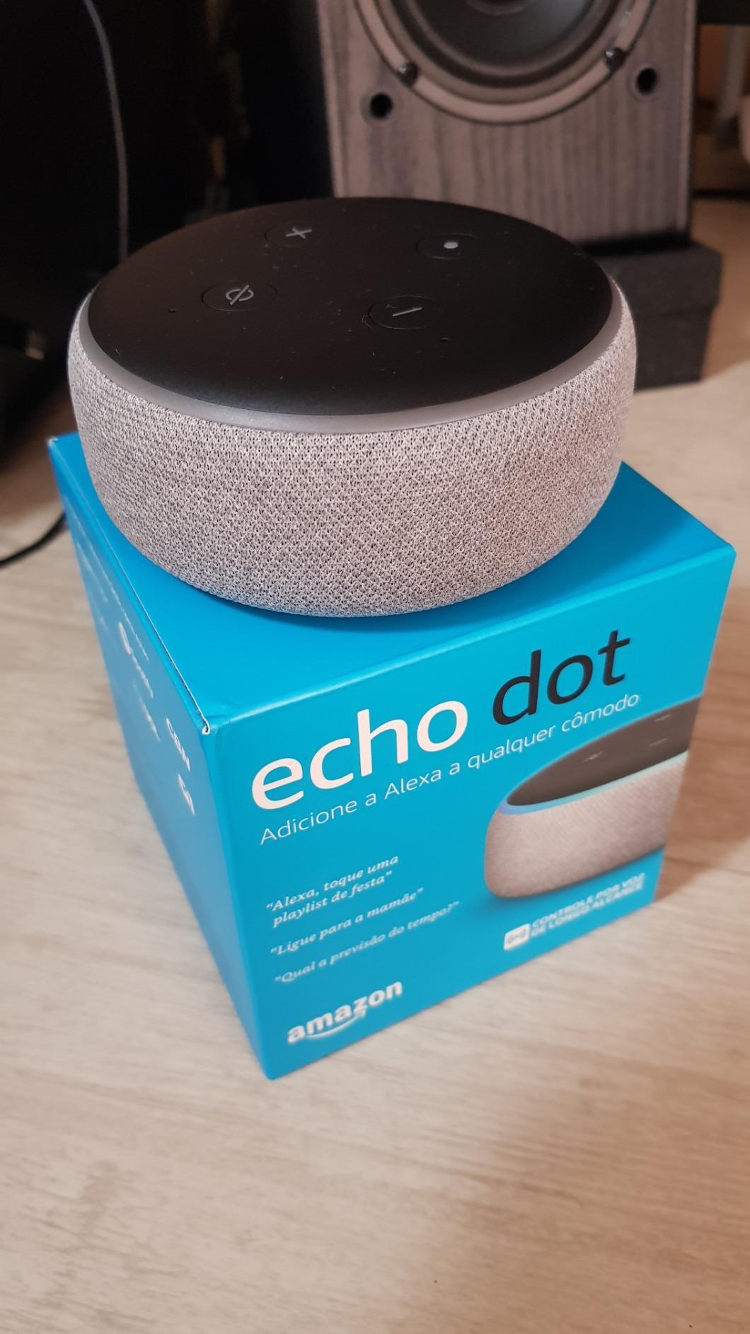 Echo Dot (3ª Geração): Smart Speaker Com Alexa Cor Preta Carrefour