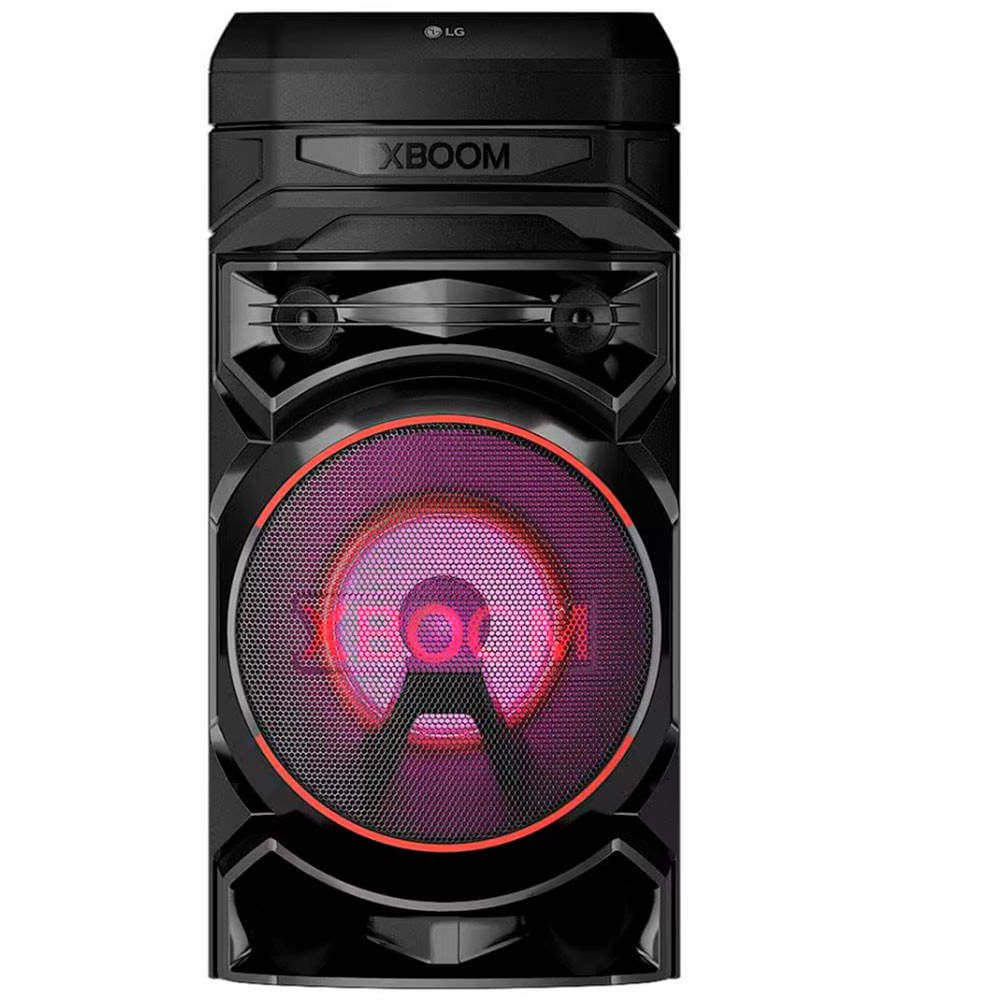 Torre De Som Acústica Lg Xboom Rnc5 Com Multi Bluetooth, Karaokê, Entrada De Microfone E Guitarra