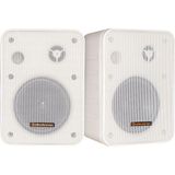 Caixa Acústica Hayonik Ambience Line 4" Msb60nc Branca - Par / 2