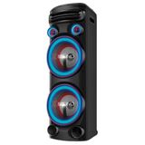 Caixa de Som Amplificada Aiwa Torre Som AWS-T2W-01B Entrada USB, Bluetooth, Preto, 2200W