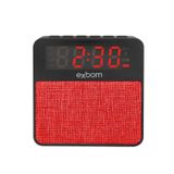 Caixa De Som Bluetooth Com Relogio S-Mt3Bt Exbom