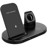 3 Em 1 Wireless Charging Stand Dock Station Para Iphone Para A