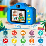 Kids Selfie Camera, 1080p Hd Câmera De Vídeo Digital Para Toddle