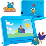 Tablet Infantil Multilaser Galinha Pintadinha Nb419 Azul Para Criança 64gb Quad-core 4gb Ram Youtube