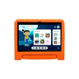 Tablet Multi Kid Pad Laranja 10.1 Pol 6gb Ram 128gb Android 13 Quad Core + Case + Wi-fi - Nb425