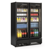 Refrigerador/ Expositor Vertical Conveniência Gcvr-950 Cb Pr Gelopar - Preto 957l Iluminação Led 0° A +7°c 220v Gelopar