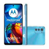 Smartphone Motorola Moto E32 XT2227-1, Tela 6.5" 4GB RAM, 64GB, Câmera Frontal de 8MP, Azul