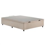 Base Para Cama Box Casal Com Baú 1400 S. Design