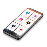 Smartphone Para Idosos 128gb/4gb Ram Com Tv E Acessorios