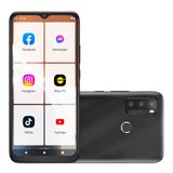 Smartphone Idoso 128GB/4GB RAM com Acessórios