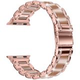 Moolia Metal Band Compatível Com Apple Watch Band 38mm 40mm Women Rhinestones Resin Pulseira Bling Diamond Bracelet Substituição Para Iwatch Séri