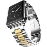 U191u Banda Compatível Com Apple Watch 38mm 42mm Banda De Aço Inoxidável Pulseira Metálica De Fivela De Ivaco De 40mm 40mm Para Apple Watch Serie