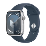 Apple Watch S9 41 Mm Gps - Silver Aluminum / Blue Storm Sport