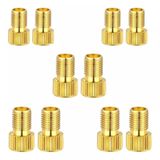 10 Bico Adaptador Válvula Presta Câmara Ar Fino P Grosso