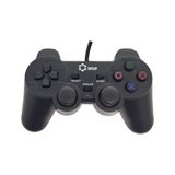 Controle Dualshock2 Com Fio Pra Ps2 Preto Lotus Lt-ct007