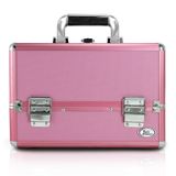 Maleta Profissional De Maquiagem Jacki Design - Rosa