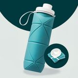 Garrafa Retrátil De Silicone 600ml Portátil Ideal Viagens