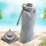 Garrafa Retrátil 600ml Compacta Para Academia E Escola
