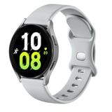 Lerobo Pulseira Silicone Para Samsung Galaxy Watch 40-47mm (cinza Claro)
