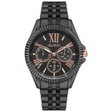 Relógio Euro Feminino Ref: Eu6p29aix/4p Multifunção Black