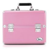 Maleta Profissional De Maquiagem Jacki Design - Rosa
