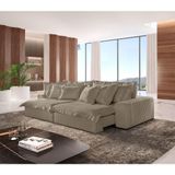 Sofá Luz Veludo 02 Módulos De 80cm B25cm Meu Sofá Online B002 Veludo Capuccino