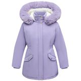 Casaco De Inverno Cicvsoc Girl Waterproof Warm Parka Puffer Jacket