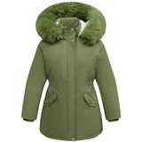 Casaco De Inverno Cicvsoc Girl Waterproof Warm Parka Puffer Jacket