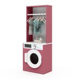 Lavanderia De Brinquedo Infantil Busan Branco Rosa
