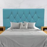 Cabeceira Cama Box Estofada Queen Size 160 Cm Suede Madri