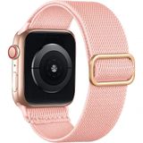 Lerobo Pulseira Trançada Para Apple Watch, Nylon Elástico, 38-49mm (rosa)