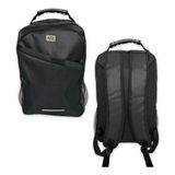 Mochila Notebook Impermeável Reforçada 3 Compartimentos Bolsos Laterais Alça Reforçada