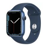 Usado: Apple Watch Series 7 45mm Gps Azul Excelente - Trocafone