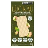 Barra De Chocolate Branco Com Pistache Luckau 75g