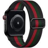 Lerobo Pulseira Trançada Nylon P- Apple Watch 38-49mm, Ajustável (preta E Vermelha)