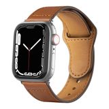 Pulseira De Couro Para Apple Watch 38 / 40 / 41mm - Marrom - Gshield