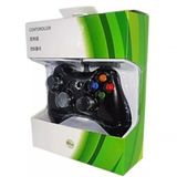 Controle Com Fio Para Xbox 360 Slim - Fat E Pc Joystick