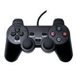 Controle Joystick Para Playstation 2 Preto Analógico Ps2