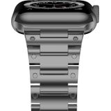 Wolait Compatível Com Apple Watch Band 44mm 42mm Men, Pulseira De Substituição De Negócios De Metal Inoxidável Atualizada Para Série 6/se/5/4/3