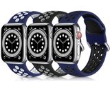 Lerobo Pulseira De Silicone Para Apple Watch - 3 Pack, Esportivo