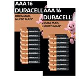 Kit 2 Pilha Duracell Aaa Alcalina 16 Unidades Cada