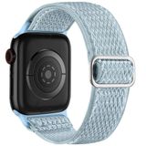 Lerobo Pulseira Nylon Solo Loop Para Apple Watch, Ajustável, 38-49mm (névoa Azul)